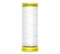 Gütermann Elasticfaden 10m Weiß