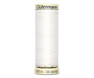 Gütermann enthältl Gewinde, Polyester, Weiß, 100 m