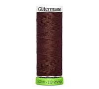 Gütermann G723860-230 Nähgarn, Polyester, 230 Braun/Rot, 100 m, meter