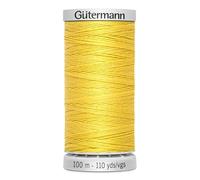 Gütermann Garn M782 Extra Stark Nähgarn Polyester 100m Nähmaschinengarn für alle stark beanspruchten Nähte (327 gelb)