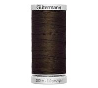 Gütermann Garn M782 Extra Stark Nähgarn Polyester 100m Nähmaschinengarn für alle stark beanspruchten Nähte (406 dunkelbraun)