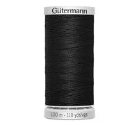 Gütermann Garn M782 Extra Stark Nähgarn Polyester 100m Nähmaschinengarn für alle stark beanspruchten Nähte (schwarz)