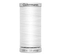 Gütermann Garn M782 Extra Stark Nähgarn Polyester 100m Nähmaschinengarn für alle stark beanspruchten Nähte (weiß)