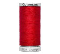 Gütermann Garn M782 Extra Stark Nähgarn Polyester 100m Nähmaschinengarn für alle stark beanspruchten Nähte (rot)