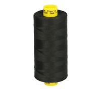 Gütermann GmbH Gutermann Mara 120 Allzweck-Nähgarn 2er-Set, Polyester, 1000 m Nähmaschinengarn, UV-beständig, Schwarz, 2