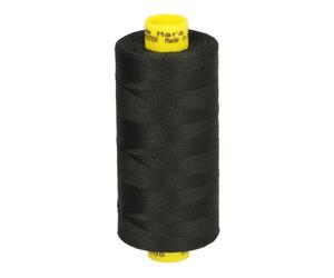 Gütermann GmbH Gutermann Mara 120 Allzweck-Nähgarn 2er-Set, Polyester, 1000 m Nähmaschinengarn, UV-beständig, Schwarz, 2