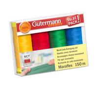 Gütermann Nähfaden-Set Maraflex – 4 Farben / 150 m