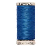 Gütermann Hand Quilten gewachst Gewinde 200 m 5534 - Pro Spule + Gratis Minerva Crafts Craft Guide