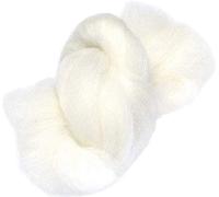 KnorrPrandell 212506203 Märchenwolle (zum Nass- und Trockenfilzen geeignet, 50 g) weiß