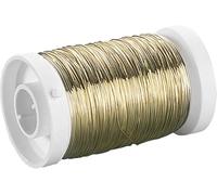 Gütermann / KnorrPrandell 6468748 - Draht auf Rolle, messing 0,4mm