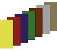 Gütermann / KnorrPrandell 8301090 - Verzierwachsplatten uni, 10 Stück 17,5 x 8 x 0,5 cm, Sortiment