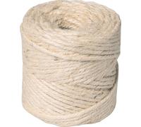 KnorrPrandell 8564019 Jutegarn elfenbein, 3.5 mm Durchmesser, 200 g, circa 56 m, elfenbein
