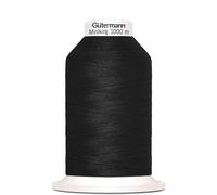 Gütermann Miniking Nähgarn 1000m Schwarz Nr. 000