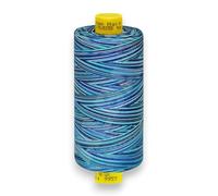 Gütermann Multicolor Allesnäher Nähgarn MARA 120-1000m Nähmaschinengarn Farbverlaufsgarn reißfest für Nähmaschine und Overlock Buntes Nähgarn (9957)