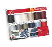 Gütermann Nähfaden-Set 734001-1 Allesnäher (12 Spulen/ 250 m)