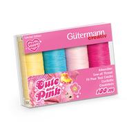 Gütermann Nähfaden-Set Allesnäher Cute and Pink 4x100m (2,60 € pro 100 m)