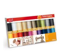 Gutermann GUT_734520-1 Fadenset: Baumwolle C Nr. 50: 20 Stück, Mehrfarbig, NA
