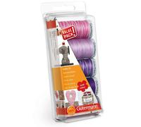 Gütermann Nähfaden-Set Cotton 12 5x200m Col.3 Berry (1,52 € pro 100 m)