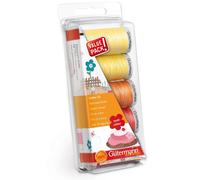 Gütermann Nähfaden-Set Cotton 30 5x30m Col.1 gelb/rot (1,45 € pro 100 m)