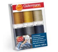 Gütermann Nähfaden-Set "Denim" 6 Spulen à 100 m