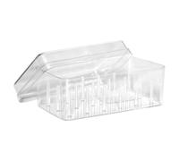 Gütermann Nähgarn-Box Acryl ungefüllt (für 18 Spulen/ 200 m/ 13,6 x 6,2 x 6,8 cm)