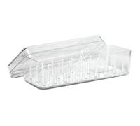 Gütermann Nähgarn-Box Acryl ungefüllt (für 27 Spulen/ 200 m/ 20,0 x 6,2 x 6,8 cm)