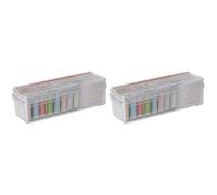 Gütermann Nähgarn-Box, plastik, Farblos, 27-Spulen-Kapazität (Packung mit 2)