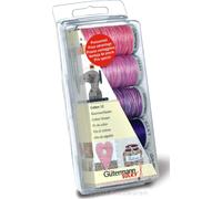 Gütermann Nähgarn-Set Cotton 12 rosa/lila, 5 x 200 m