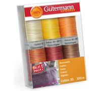 Gütermann Nähfaden-Set 734022-2 Cotton 30 (6 Spulen/ 300 m)