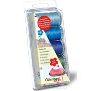 Gütermann Nähgarn-Set Cotton 30 blau/grün, 5 x 300 m