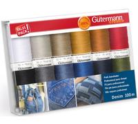 Gütermann Nähgarn-Set Denim 12 x 100 m