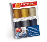Gütermann Nähfaden-Set "Denim" 6 Spulen à 100 m