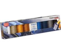 Gütermann Denim + Jeansnadeln Nähfaden-Set (8 Farben/ 100 m)