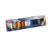 Gütermann Nähgarn-Set Denim 8x100m mit 5 Jeansnadeln (2,26 € pro 100 m)