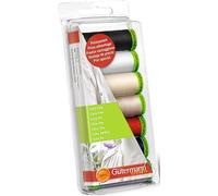 Gutermann extrafeinen Gewinde Set, Mehrfarbig, 7 x 200 m, Polyester-Mischgewebe, One Size