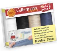 Gütermann Nähgarn-Set Maraflex 120, 4x150 m, elastisch