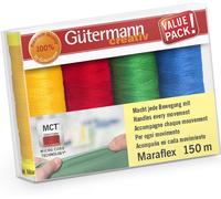 Gütermann Nähgarn-Set Maraflex 120, 4x150 m, elastisch