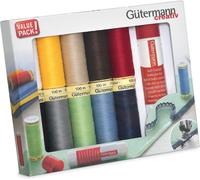 Gütermann Nähgarn-Set mit Textil-Fixierstift 10 x 100 m