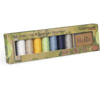 Gütermann Set Allesnäher rPET mit Labels 8 Farben 100 % Polyester