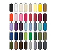 Gütermann PERMA CORE Nähgarnset - 40 Rollen á 1.000m - Allesnäher Garn Set Permacore