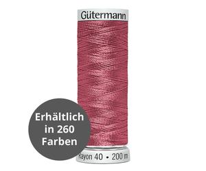 Gütermann Rayon 40 Maschinenstickfaden 200 m (1,90 € pro 100 m)