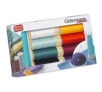 Gütermann Allesnäher + Nadel-Twister Nähfaden-Set (8 Farben/ 100 m)