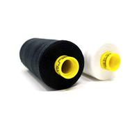 Gütermann Sew All Fil Mara 120 Nähgarn, Polyester, 1000 m, Universal, reißfest und UV-beständig (weiß/schwarz, 2)