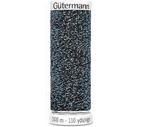 Gütermann- Sparkly Metalleffektfaden- (1x 100m) in 6 Farben für glitzernde Zierstiche und Nähte (9938 - Hellblau)