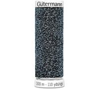Gütermann- Sparkly Metalleffektfaden- (1x 100m) in 6 Farben für glitzernde Zierstiche und Nähte (9938 - Hellblau)