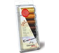 Gütermann Coffee Rayon 40 Stickfaden-Set-5 (7 Farben/ 200 m)