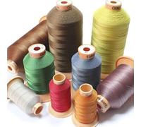 Gütermann Wachsgarn, professionell, aus Polyester, hohe Zähigkeit, für Leder, Lederwaren, Schuhe, technische Stoffe, Rucksäcke, gepolsterte Planen, Größe und Farbe wählbar (Wachs 40 1200 Meter)