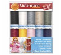 Gütermann Allesnäher Water Repellent Set 10 Spulen à 100m (3,18 € pro 1 Stk)