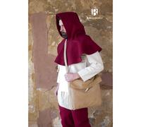 Gugel aus Wolle Cucullus Rot