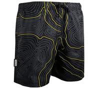GUGGEN Mountain Badehose für Herren Schnelltrocknende Badeshorts Beachshorts Boardshorts Schwimmhose Männer Farbe Gelb S